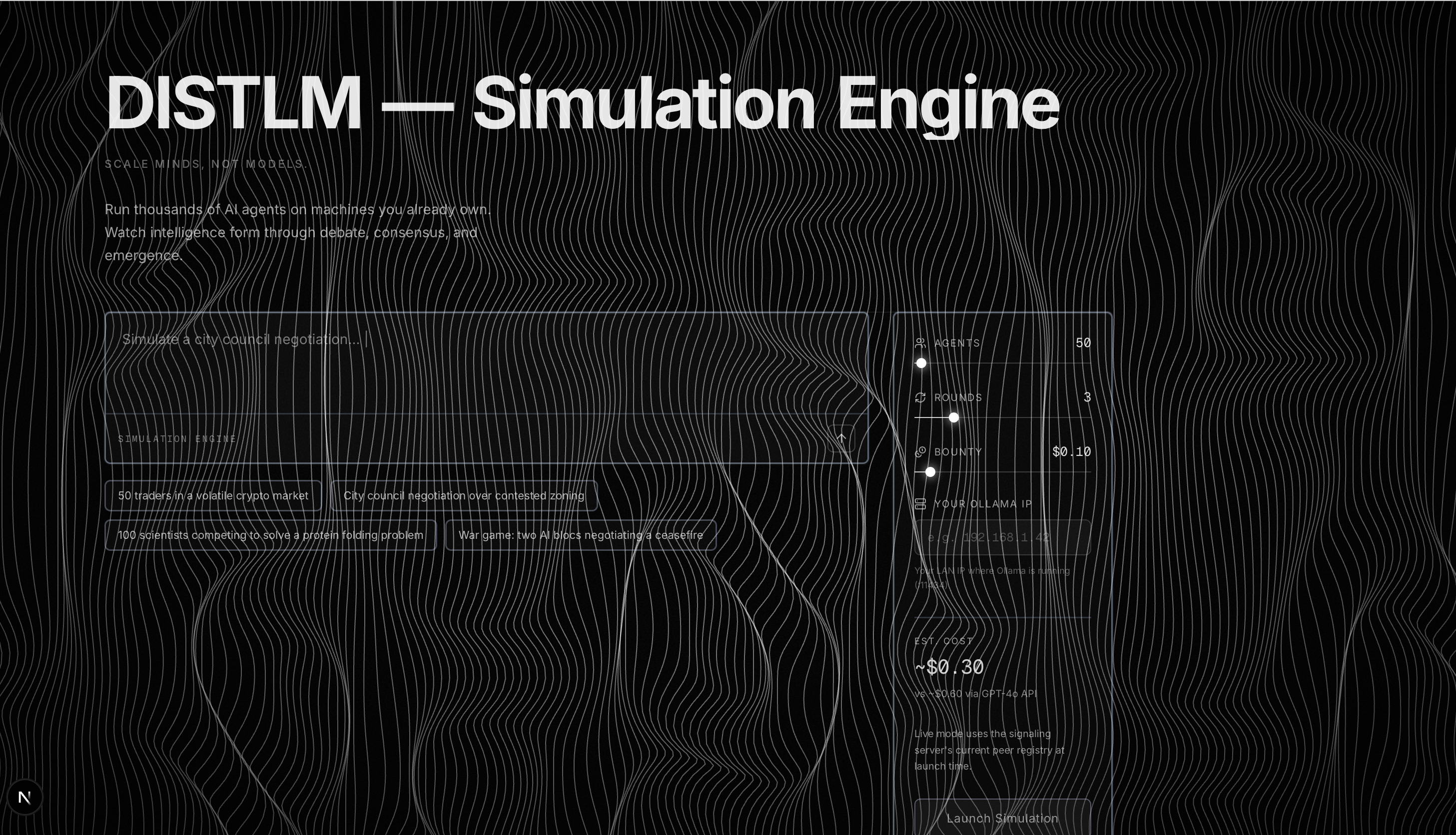 DISTLM screenshot